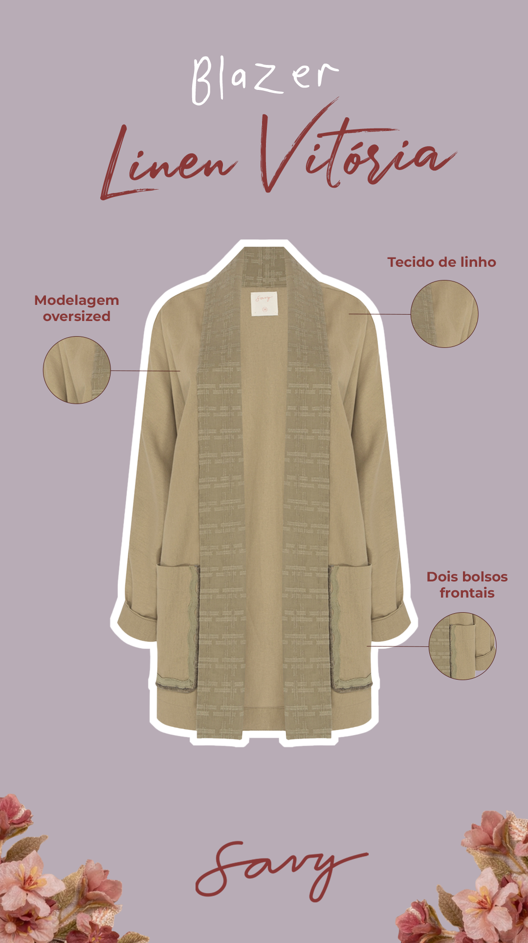 BLAZER LINEN VITÓRIA - VERDE CAMPESTRE 3