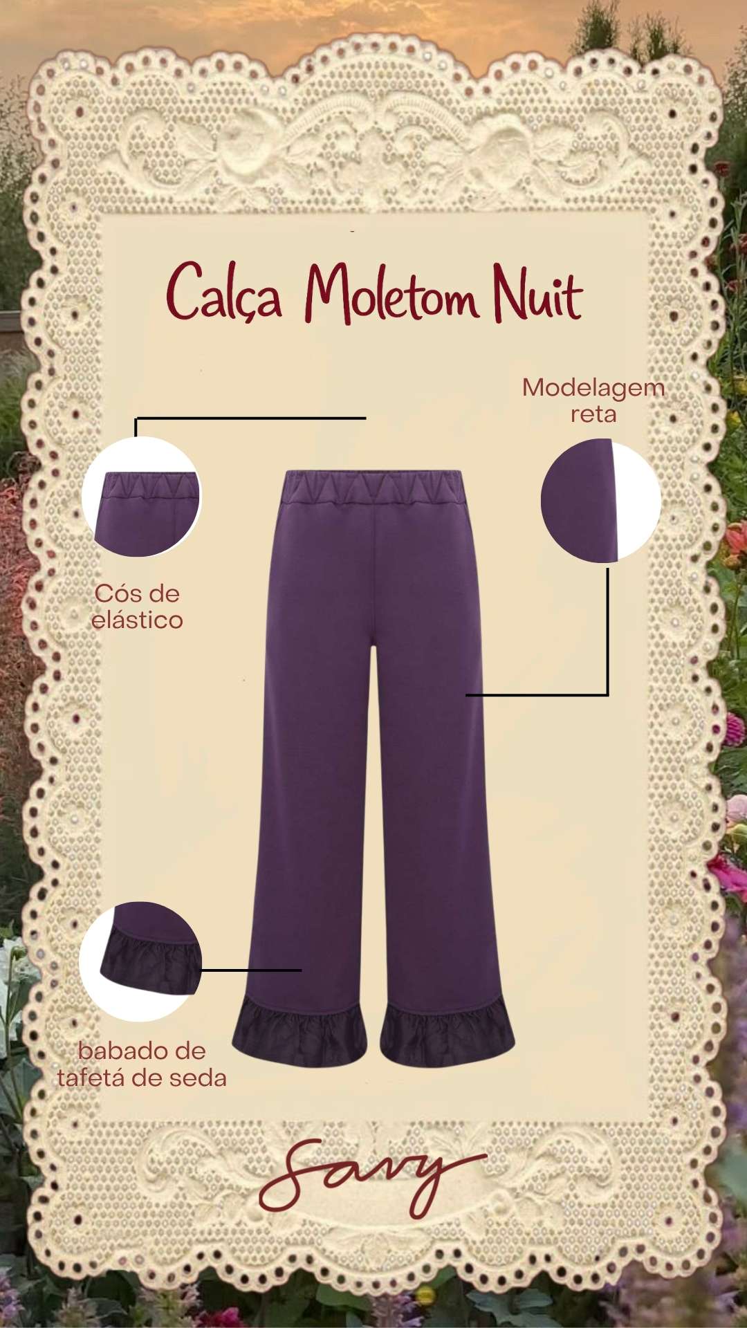 CALÇA MOLETOM NUIT 6