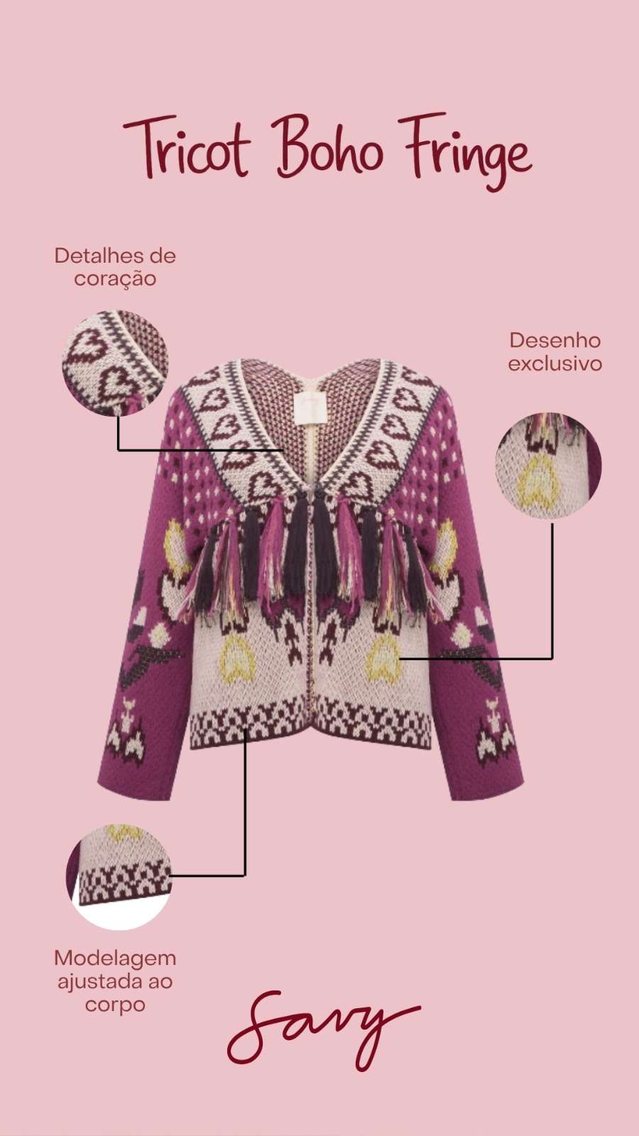 TRICOT BOHO FRINGE 7